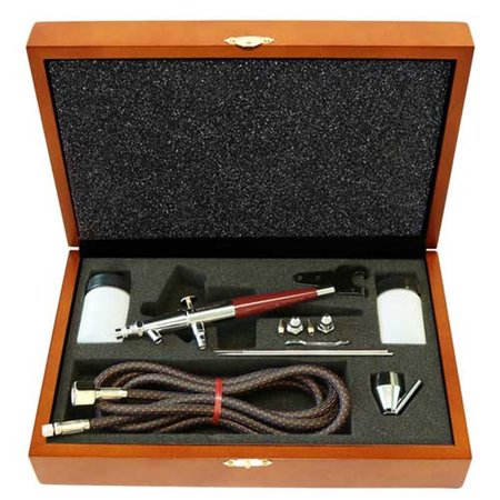 PAASCHE Paasche VL-3W Wood Box Set with All Three Heads for VL Airbrush VL-3WC